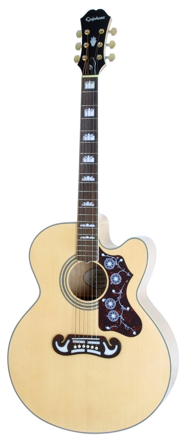 Epiphone EJ-200CE Acoustic-Electric Guitar, Shadow Preamp, Natural
